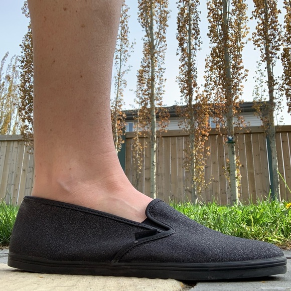 Vans Lo Pro Glitter Slip On Shoe